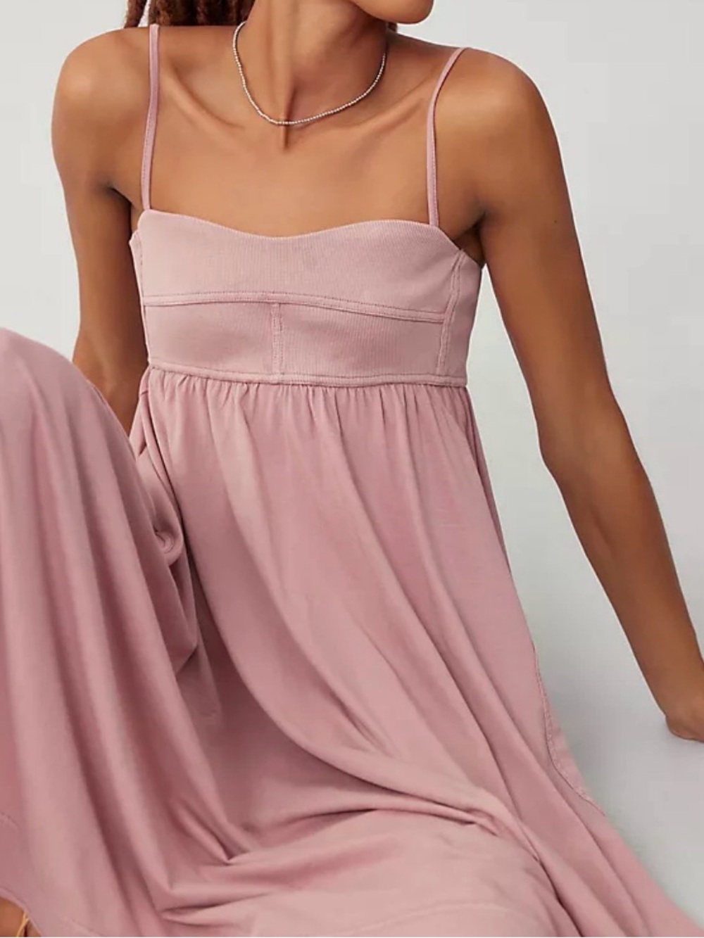 Daily Practise by Anthropologie blush colored dress. NWT. Large - Picture 7 of 15